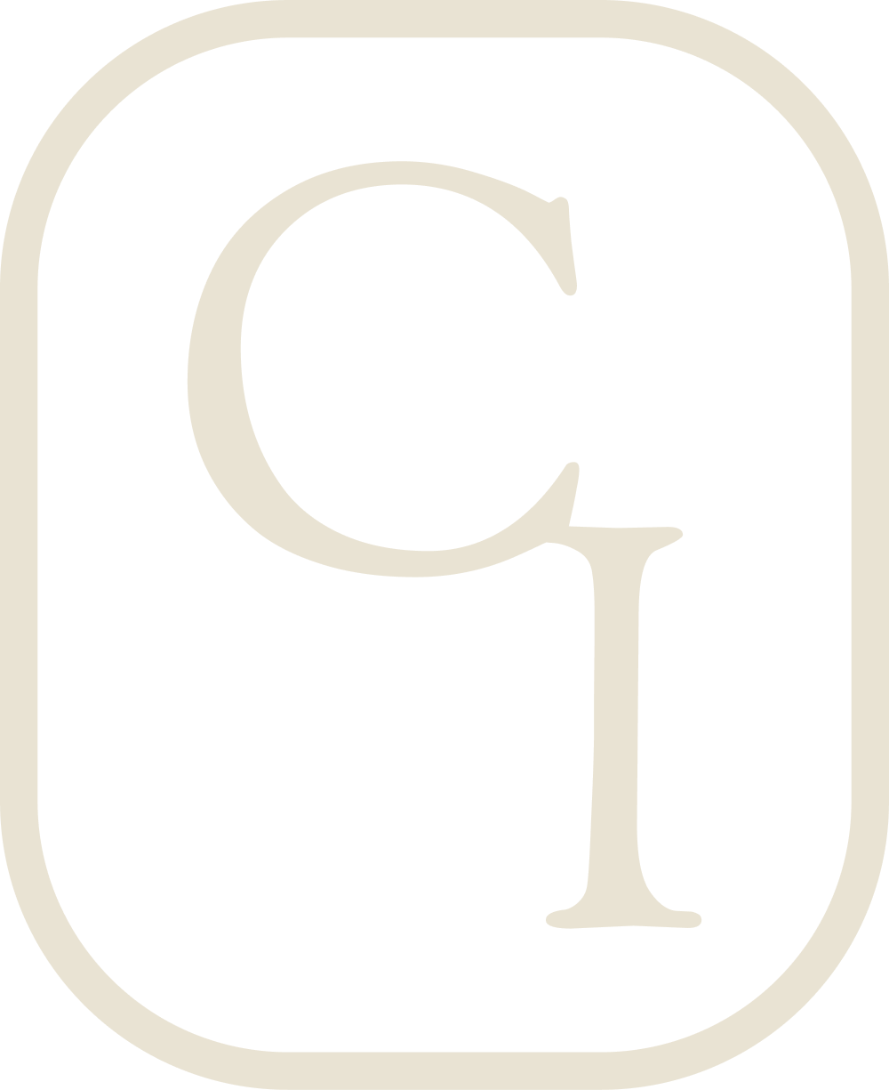 Curated Interiors Monogram Stamp